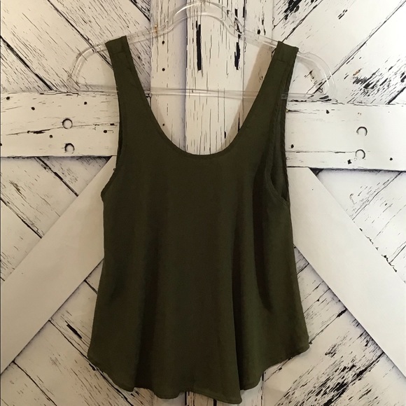 Lush Hunter Green Flowing Tank Excellent Condition - Picture 2 of 5
